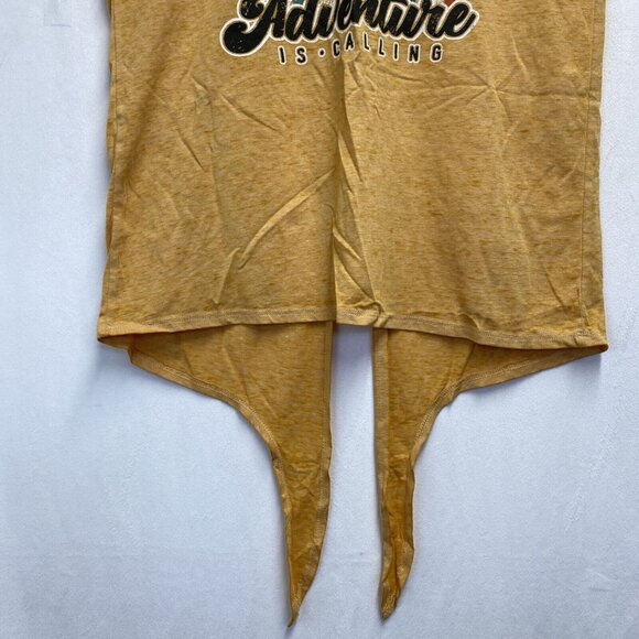 Joei & i Sleeveless Round Neck Split-Tie BackTank Top Women Medium Light Orange - Picture 16 of 16